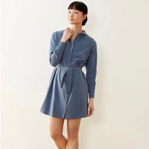Aday Back to Front Shirt Dress M Mineral
